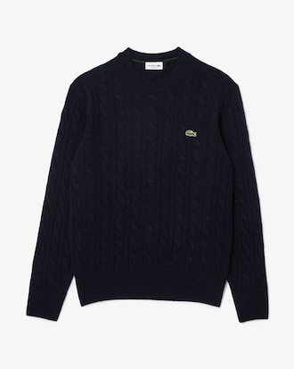 Sweater De Lana Con Tejido Acanalado 