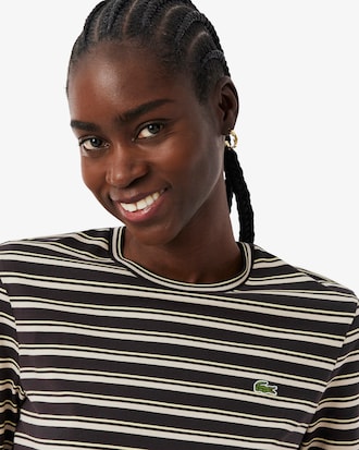 Long Sleeved Striped Jersey T-shirt