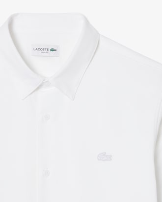 Camisa em Mistura de Algod&atilde;o - Modelagem ajustada