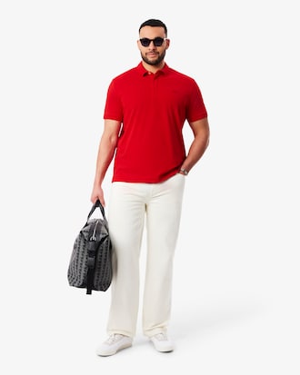Polo Regular Fit Paris em Piqu&eacute; Stretch