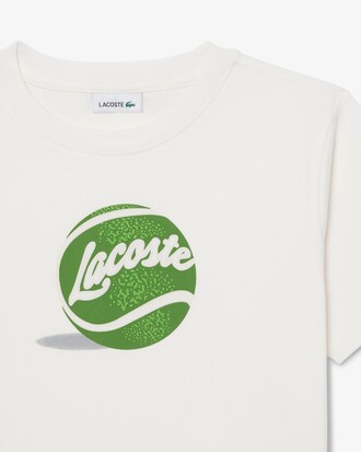 Tennis Print Cotton T-shirt