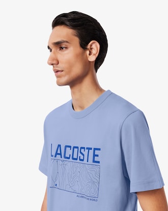 Remera de Algod&oacute;n Estampada de Peso Medio