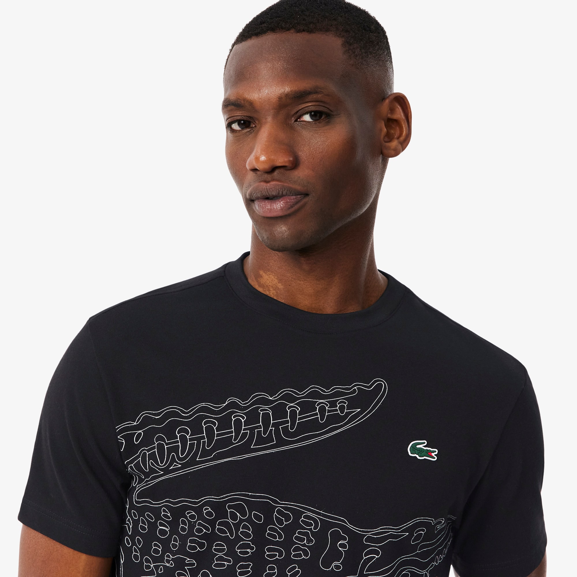 Camiseta com Estampa Lacoste de Crocodilo Ultra Dry