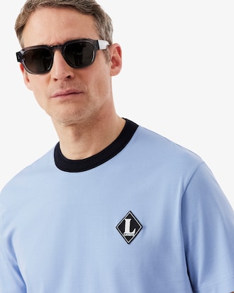 Remera con insignia en contraste fabricada en Francia