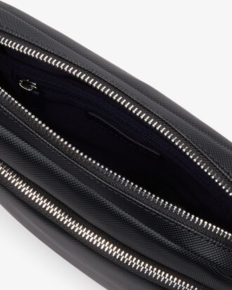 Bolsa dupla masculina clássica em Petit Piqué