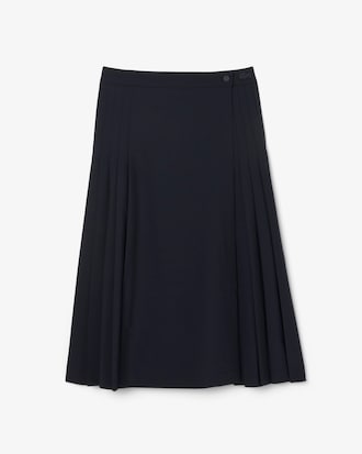 Pollera Midi Plisada de Lana