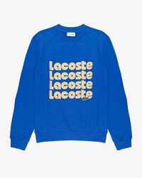 Moletom Masculino com Gola redonda e Logotipo Triplo