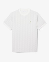Camiseta Jacquard com Monograma