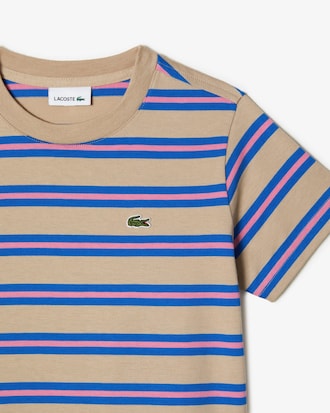 Camiseta Listrada em Algod&atilde;o