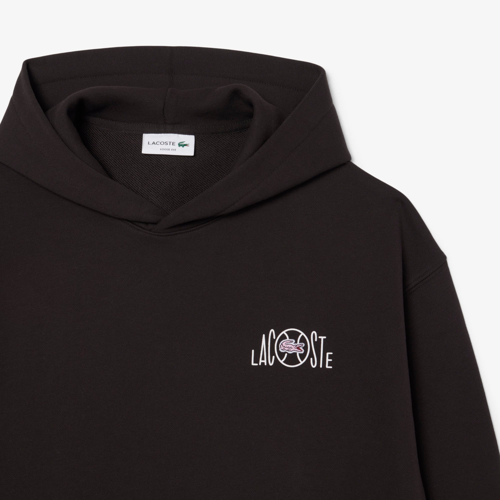新品 Lig. pullover hoodie Moletom Hoodie Fleece com Estampa Múltipla - Moletons Masculinos