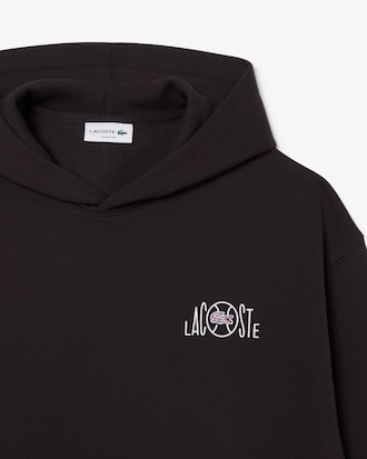 Multi Print Fleece Hoodie