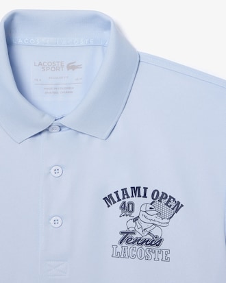 Camisa Esportiva Edi&ccedil;&atilde;o Miami Open Ultra-Dry Prote&ccedil;&atilde;o UV50 em Piquet