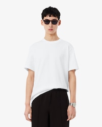 Camiseta em malha estampada