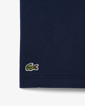 Camiseta de Algod&atilde;o com Estampa de T&ecirc;nis