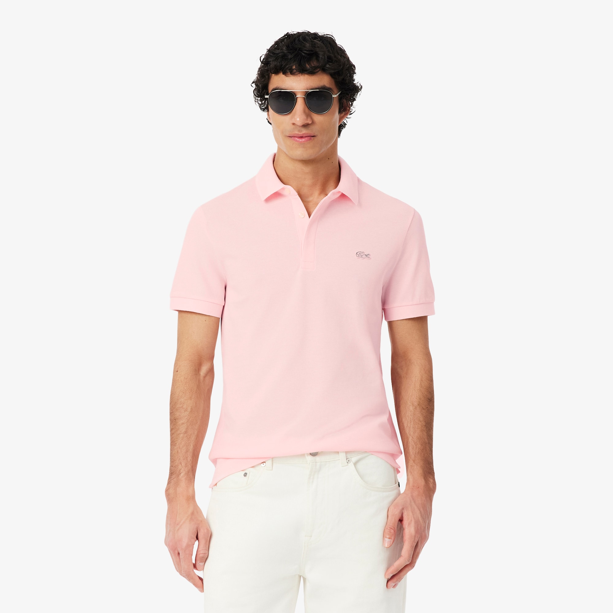 Polo Regular Fit Paris em Piqué Stretch - Lacoste - Novidades 2026