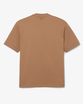Remera con Cocodrilo Bordado con Mostacillas de Pasarela