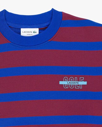 Moletom Loose Fit listrado com estampa 3D