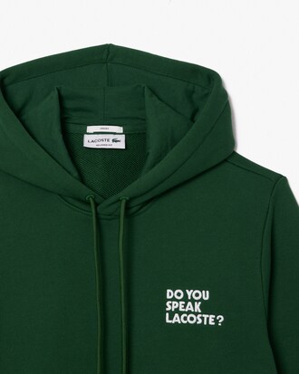 Moletom com capuz Jogger com Slogan Lacoste