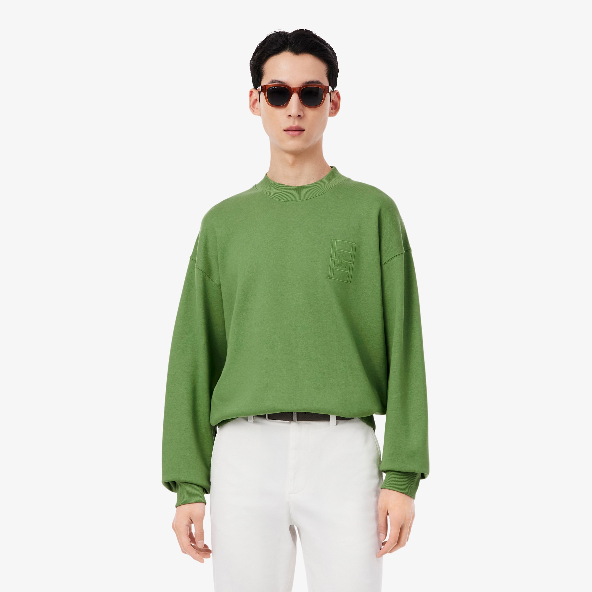 Moletom Bordado em Moletom Fleece - Moletons Masculinos