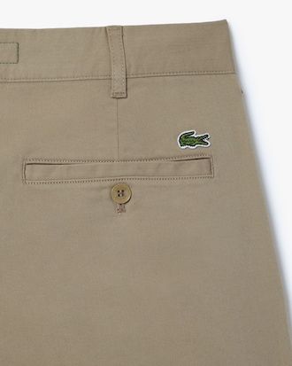 Shorts de Vestir de Algodón Elastizado Slim Fit
