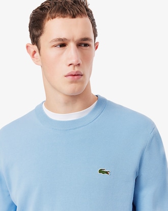 Suéter Masculino de Malha em Modelagem Regular com Gola Redonda