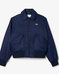 Campera Bomber Oversize Con Logo Bordado