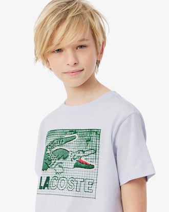 Camiseta de Algod&atilde;o com Estampa Gr&aacute;fica