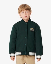 Campera tipo bomber con insignia de cocodrilo