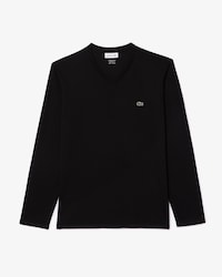 Remera De Algod&oacute;n Pima Liviano Con Escote En V