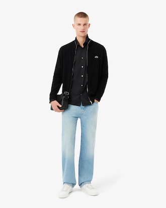 Camisa de Poplin Elastizada Slim Fit