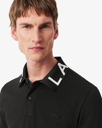 Polo Con Emblema Jacquard Al Cuerpo
