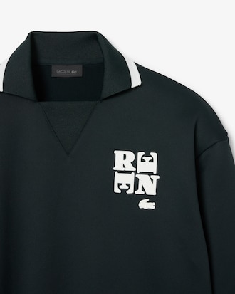 Camisola com Colarinho Polo e Emblema