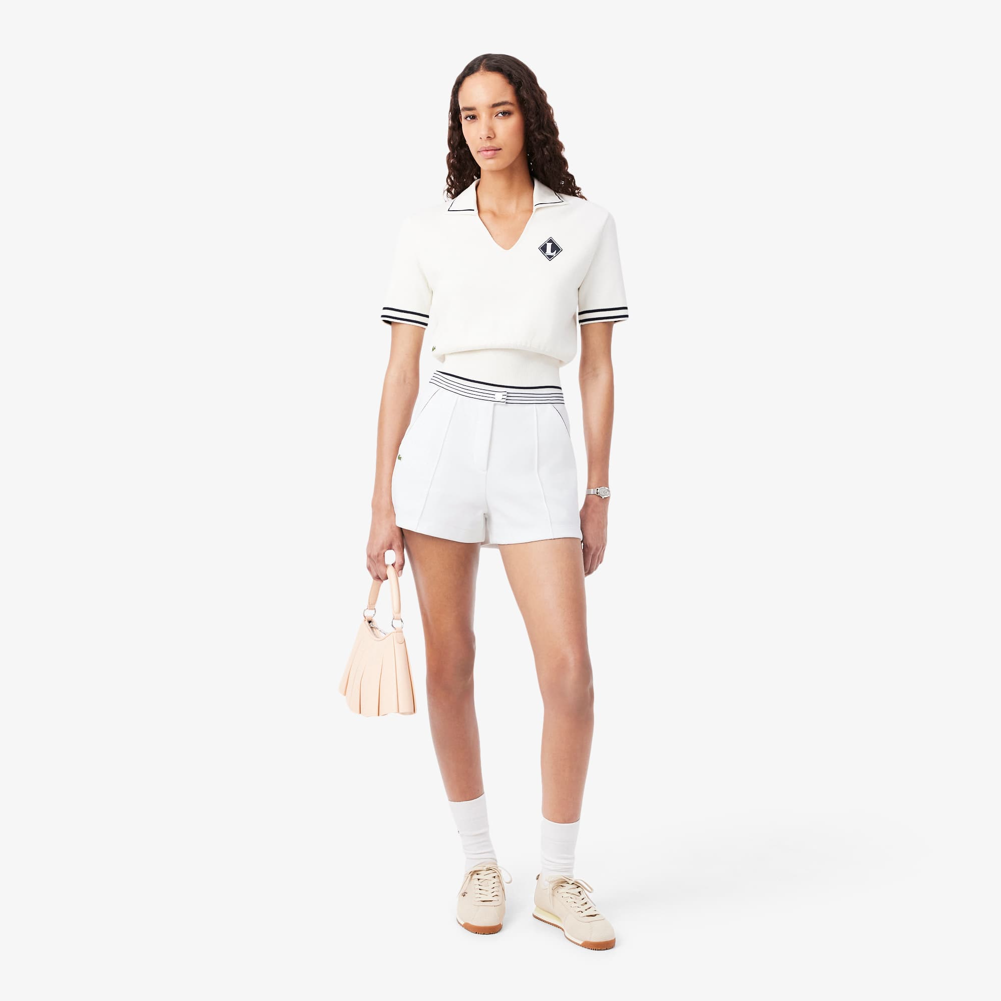 LACOSTE ホワイトショートパンツ US L GF9835_522_L1.jpg