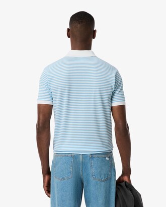Polo L.12.12 Petit Piqu&eacute; A Rayas Fit Cl&aacute;sico