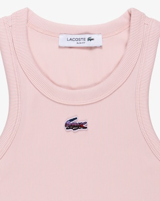 Musculosa de Punto Acanalado Cuello Redondo