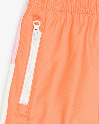 Short feminino Lacoste L!VE em piqu&eacute; com colorblock