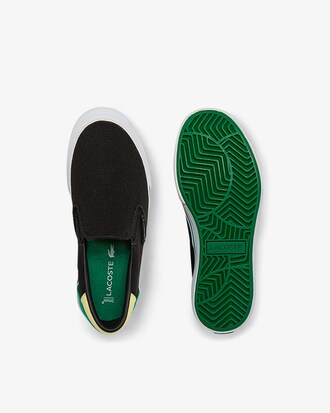 T&ecirc;nis slip-on infantil Jump Serve em lona