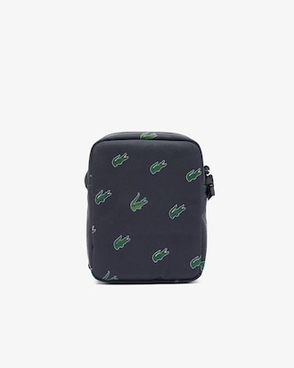 Bolsa com estampa de crocodilo