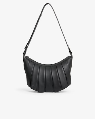 Cartera hobo de cuero mediana Lenglen