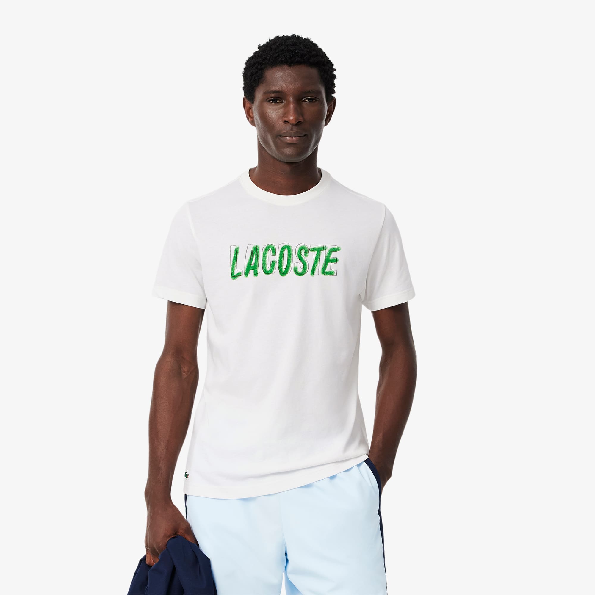 Camiseta Ultra Dry Fit Lacoste Esportiva em Malha Técnica