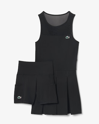 Vestido de tenis plisado el&aacute;stico de doble tejido