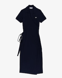 Vestido Polo Mini-Piqu&eacute; Cruzado