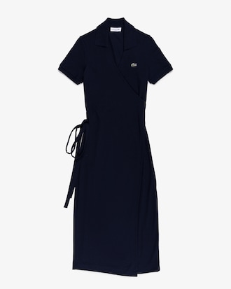 Vestido Polo Mini-Piqué Cruzado