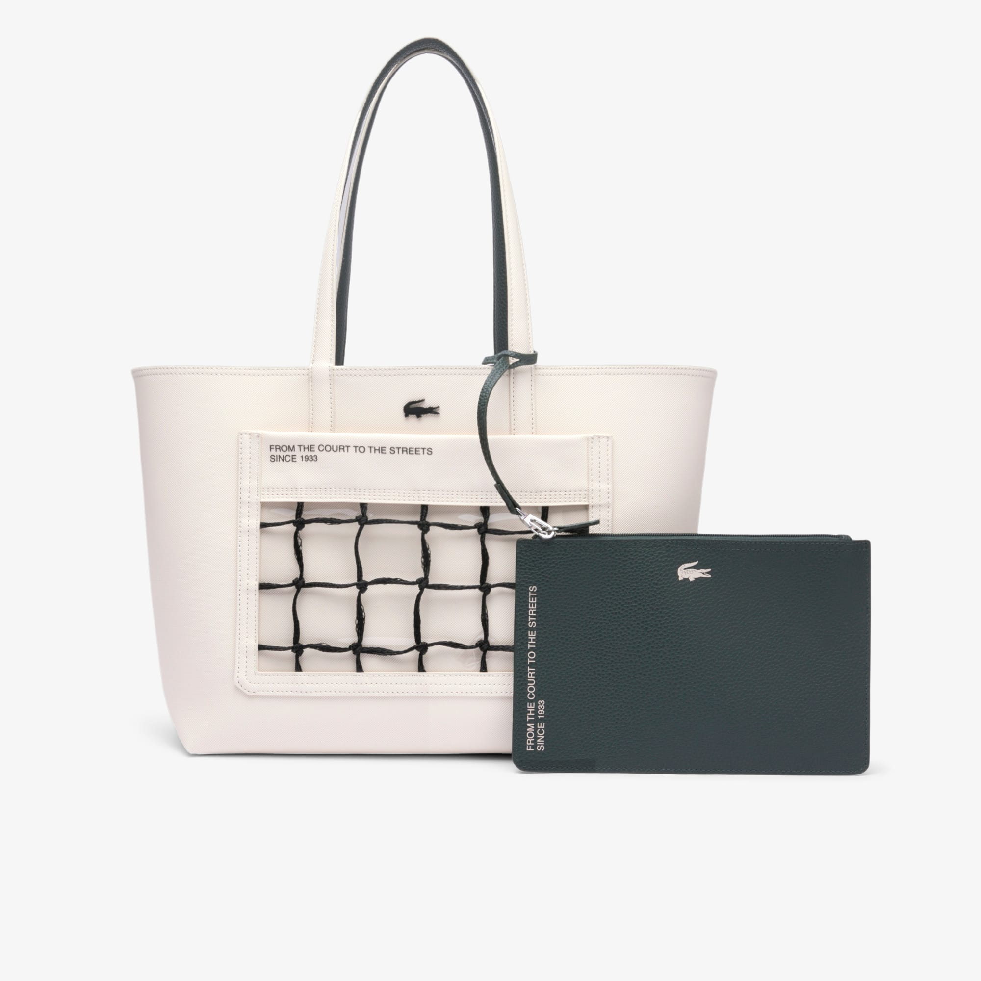 ラドンナ TB01-NO-PK 新品 Bolsa Lacoste Feminina Tote Anna Reversível Zíper Removível