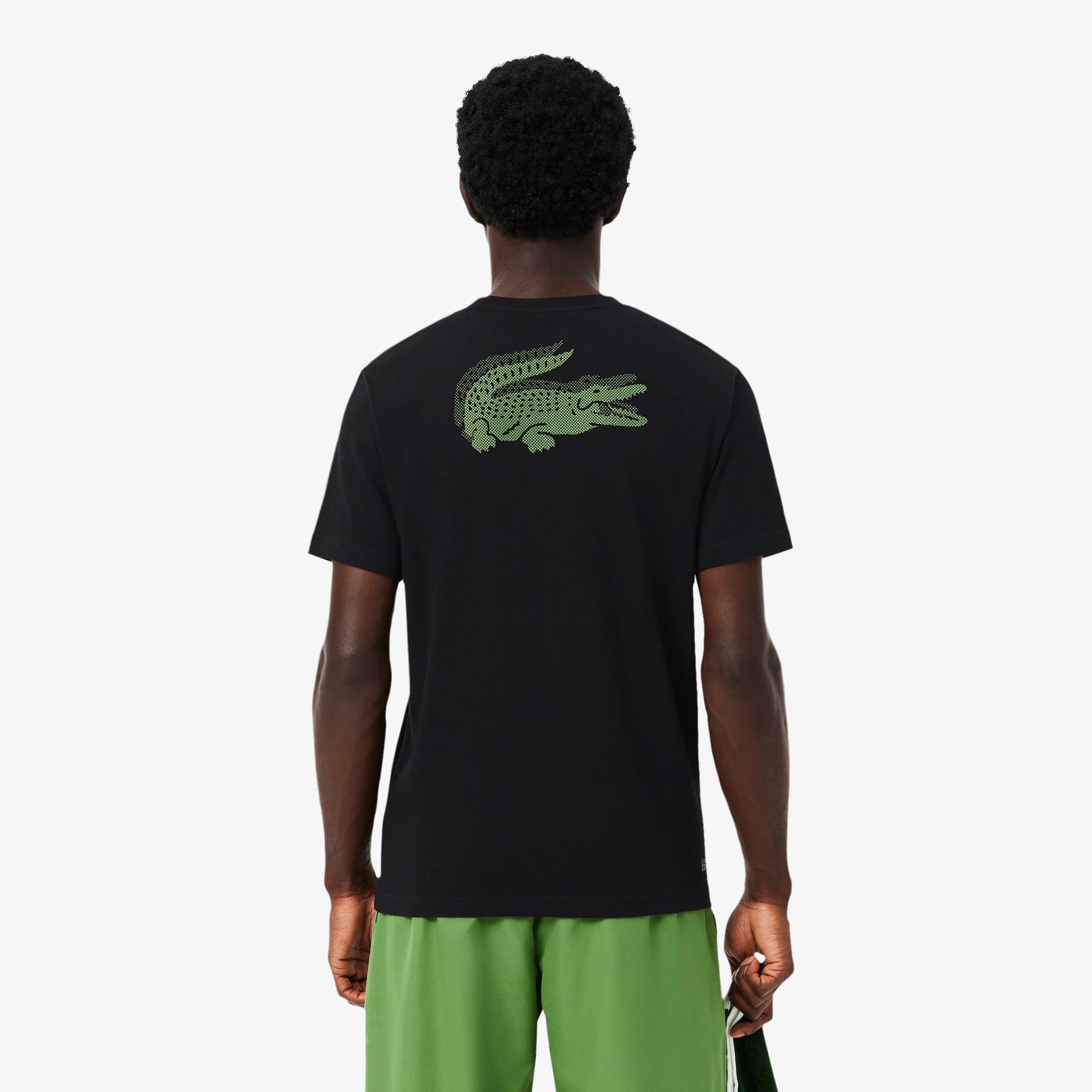 Camiseta Esportiva Ultra Dry com Estampa de Crocodilo - Camisetas