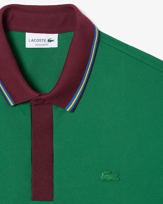 Polo Smart Paris Regular Fit com gola contrastante