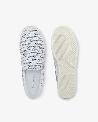 Tênis slip-on masculino Jump Serve em lona estampada