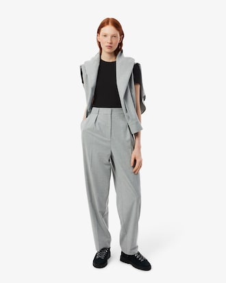 Camiseta de Algod&atilde;o Canelada com Caimento Ajustado