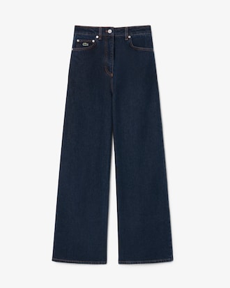 Cal&ccedil;a Jeans Wide Leg Cintura Alta