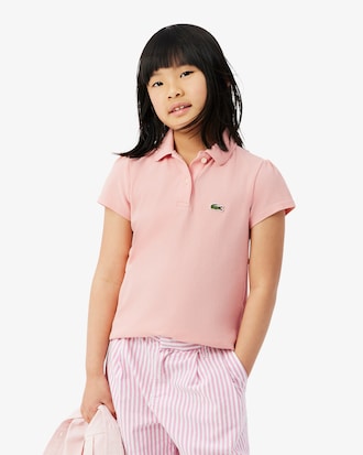 Polo de piqu&eacute; con cuello festoneado